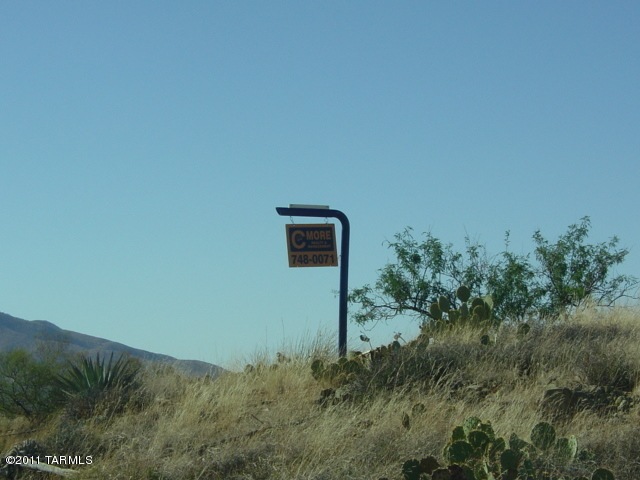 Sign on knoll on the South boundry area
