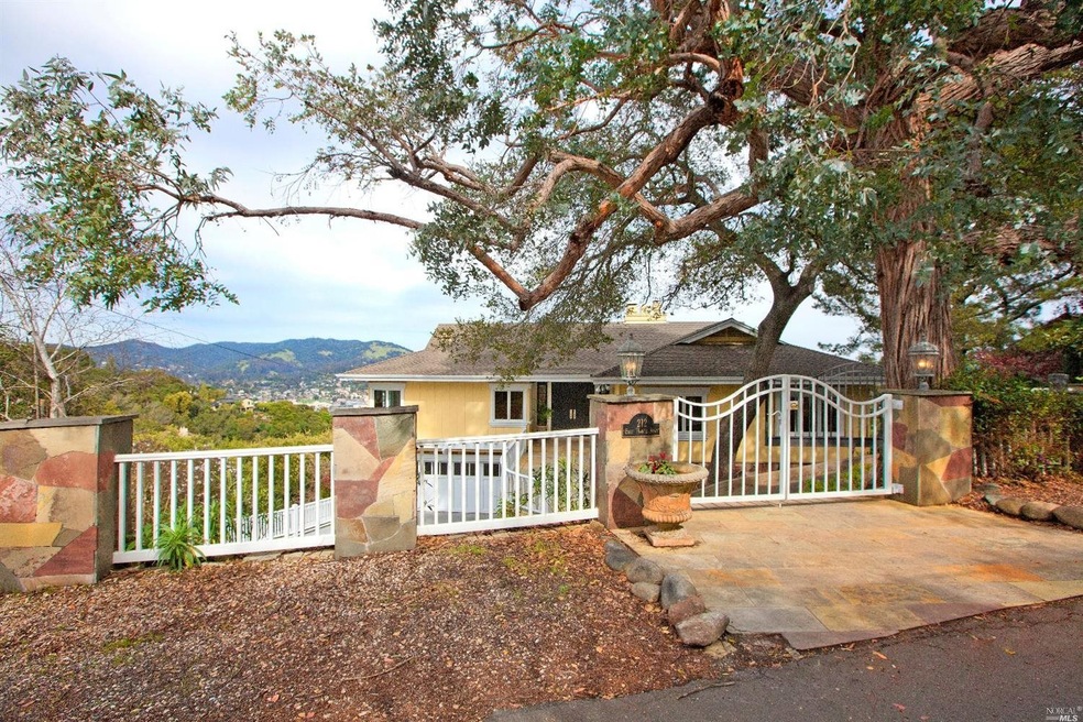 Welcome to 212 Bret Harte Road! This stunning home with spectacular views is located in the coveted Bret Harte Heights neighborhood and beautifully sited on the ridge between Greenbrae and San Rafael.