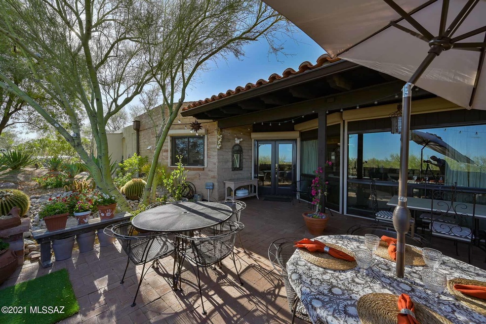 Rear patio