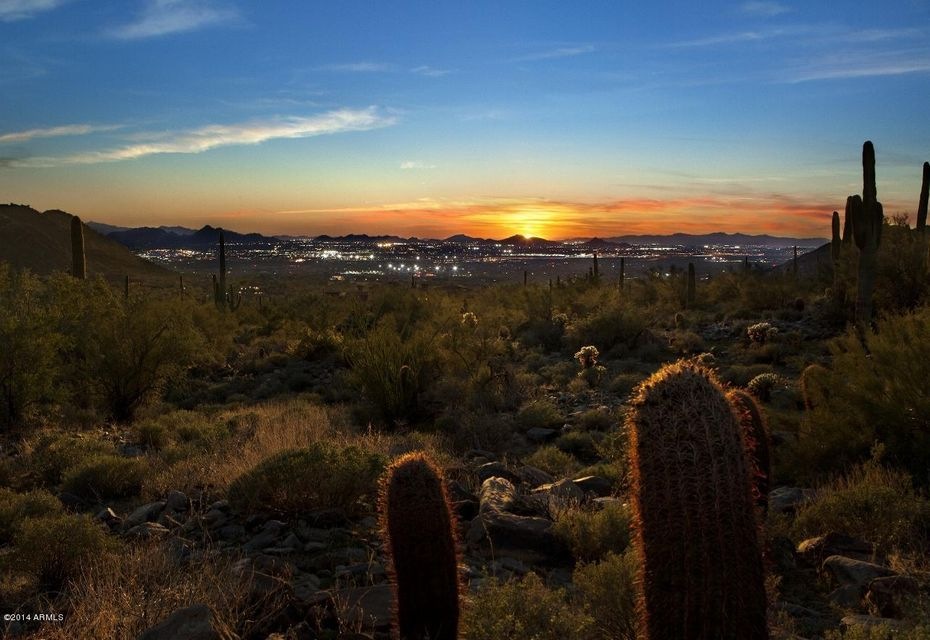 Unobstructed city light and sunset views