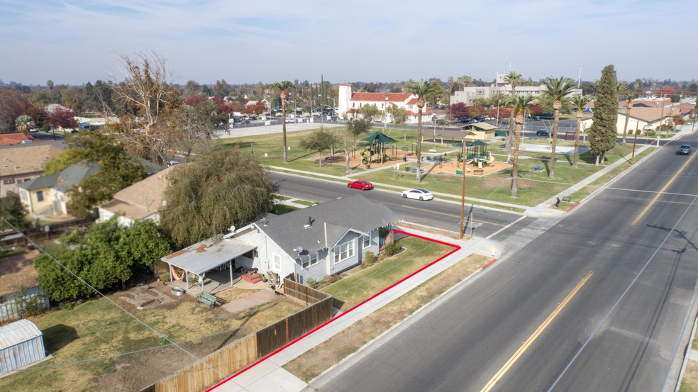 129 E Elm St. Hanford, CA Drone 1
