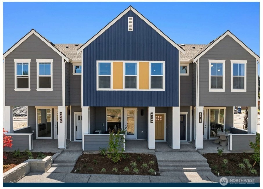 Exterior Photo of Unit B Model Home - Middle Unit