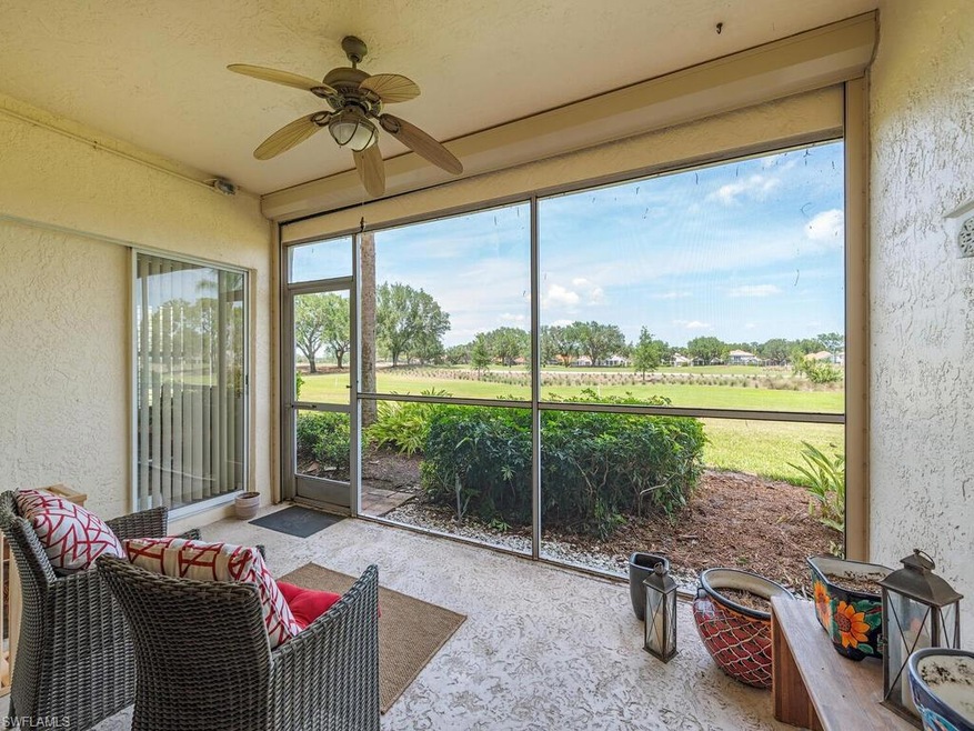 Beautiful first floor lanai overlooking the stunni