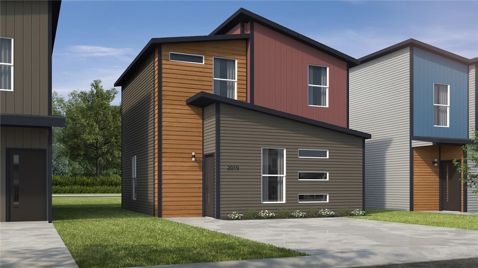 front elevation of same floor plan