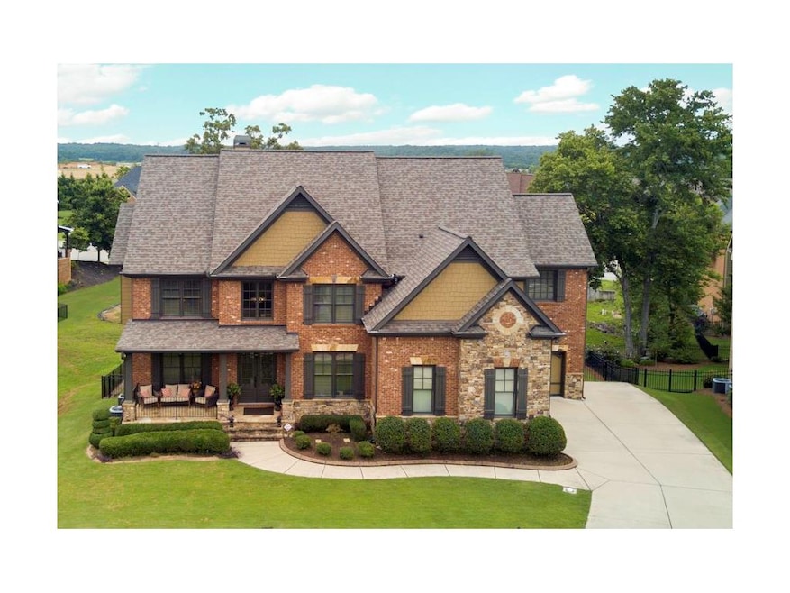 Amazing curb appeal and beautiful North GA Views..
