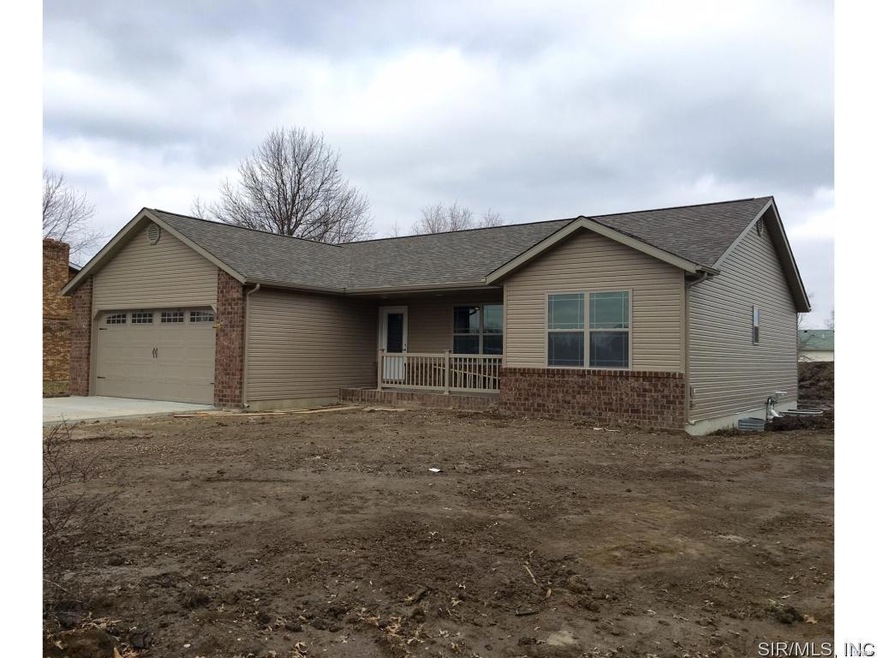 Front view, nearing completion