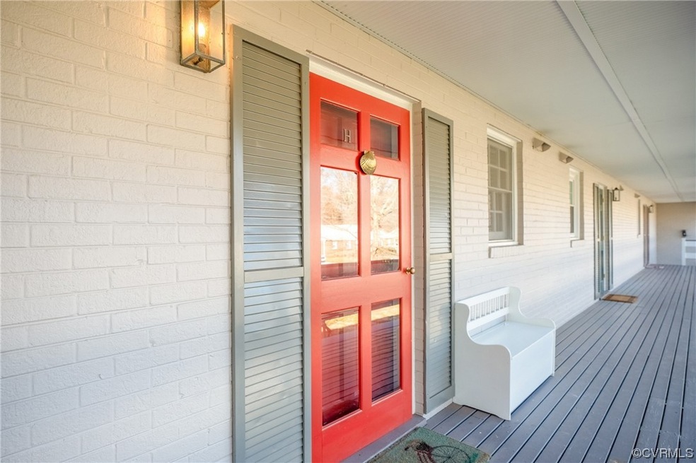 Doorway to property