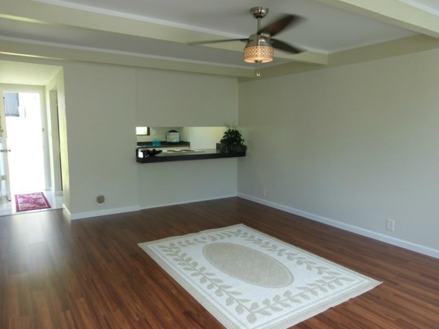 NEW WOOD LAMINATE FLOORING, FRESHLY PAINTED, NEW F