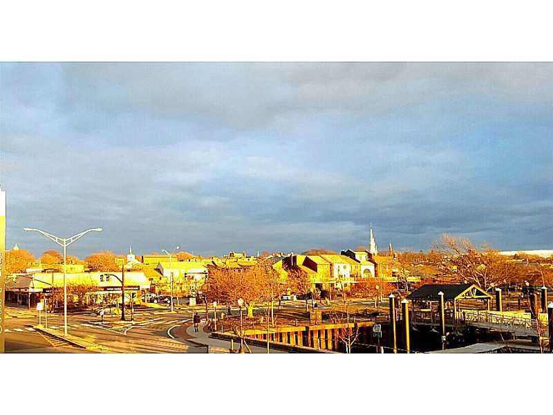 View. View of Brick Market downtown facing west at