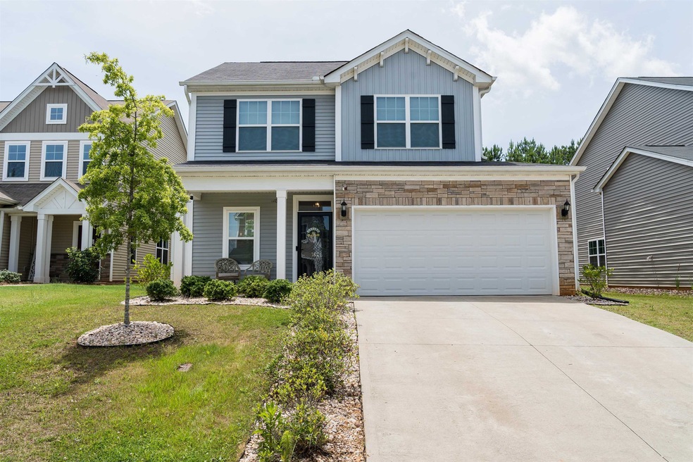 front of the house