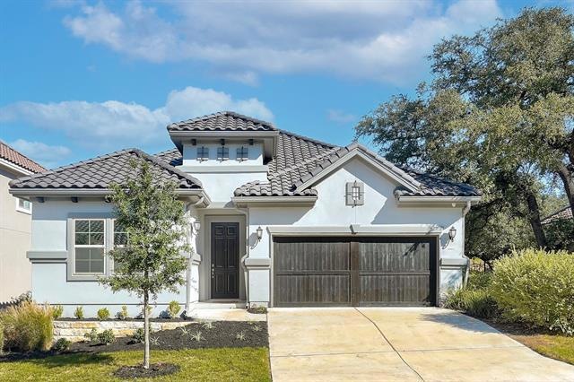 Modern Mediterranean Style Stucco + Tile, 2 Car Ga