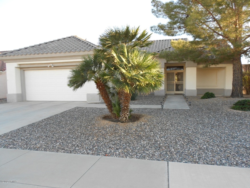 Outside front of house