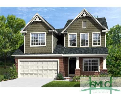 Exterior Front. Artist Rendering Only.  Home being