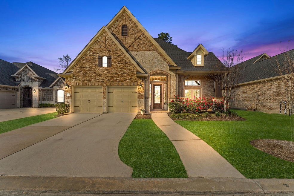 Welcome home to this coveted one story plan on a quiet street in Harper's Preserve!