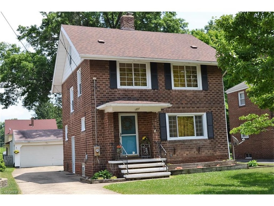 All Brick Home with a two car detached garage, 4 b