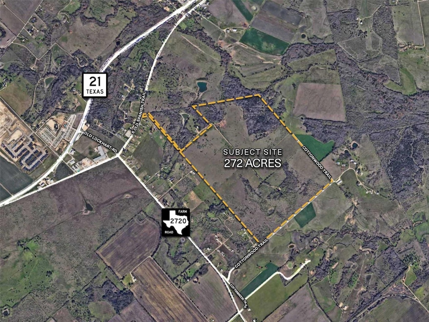 Map / location with property parcel outlined