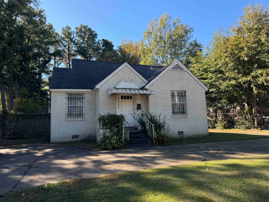 View of front of home with a front lawn