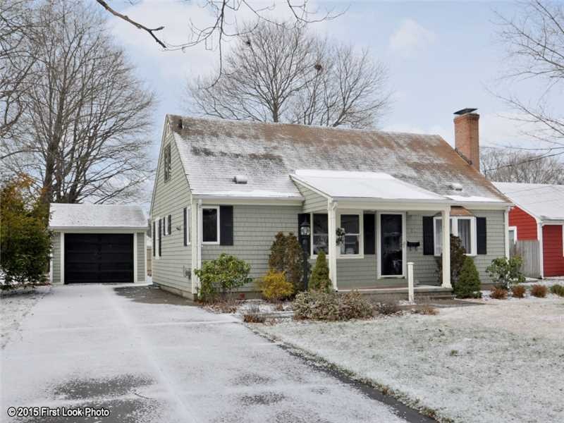 Exterior Front. Exterior is cedar shingle, with vi
