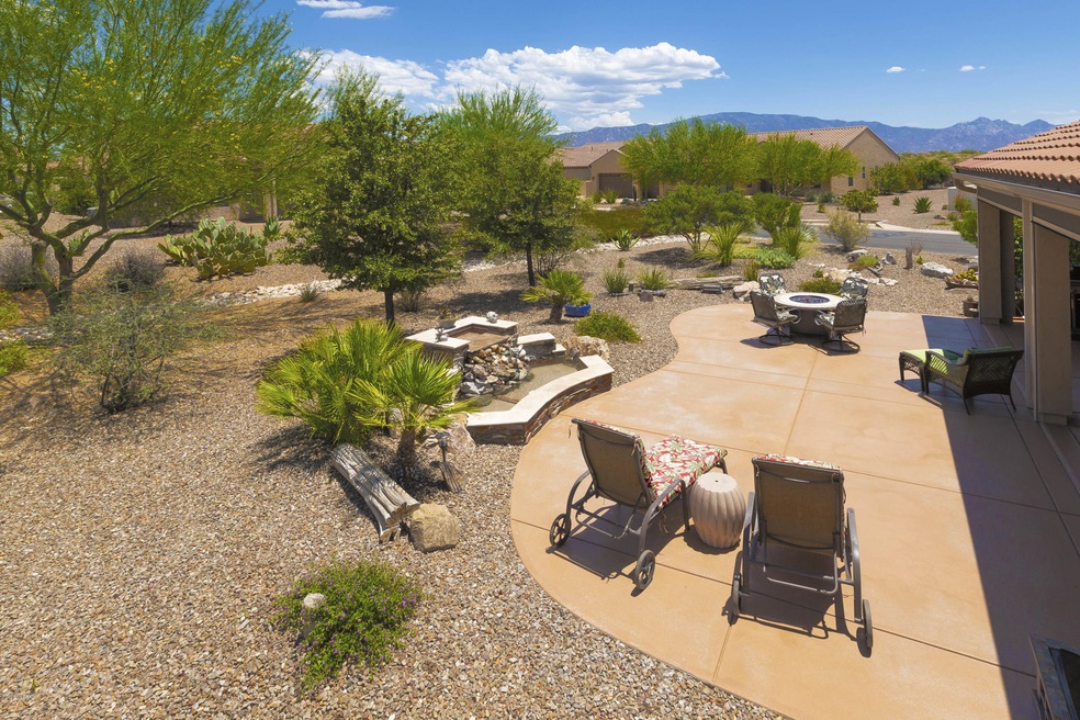 Mountain View With Water Feature