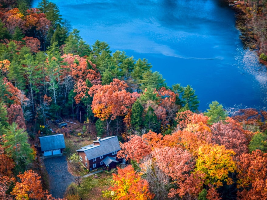 Waterfront Log Home