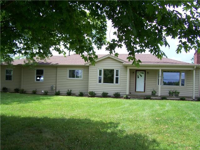 Outside of house with new landscaping.