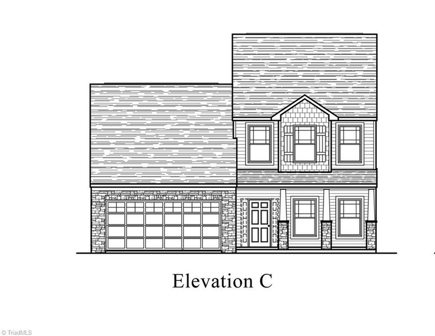 Rendering of home under construction.