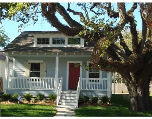 Exterior Front. THE YARD AND PORCH ARE SHADED BY O