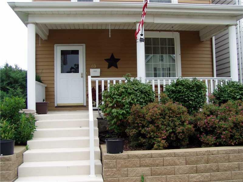 Exterior Front. Beautiful covered front porch, not