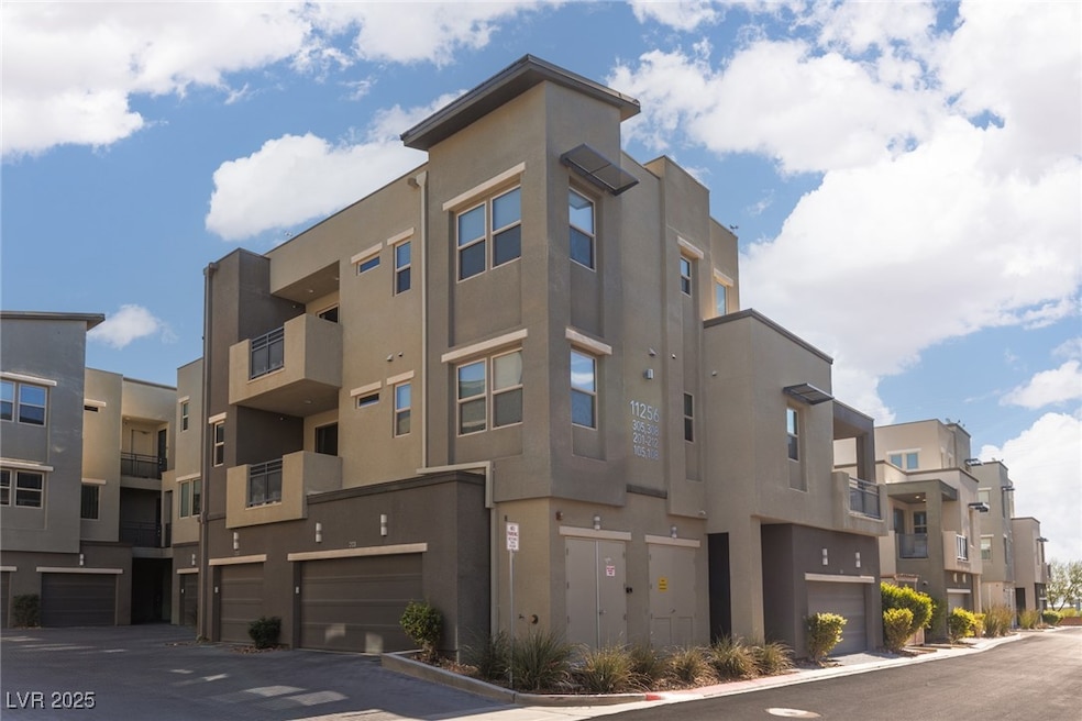 Contemporary architecture with clean lines and pri