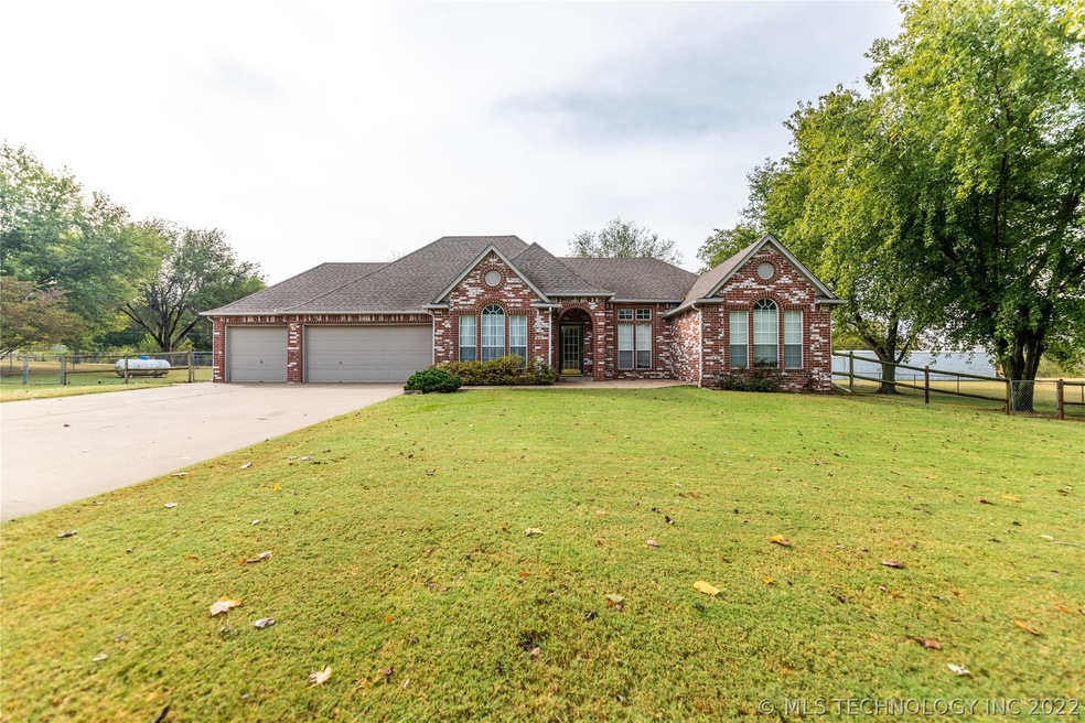 Located on a peaceful acre (+/-) lot, you will lov