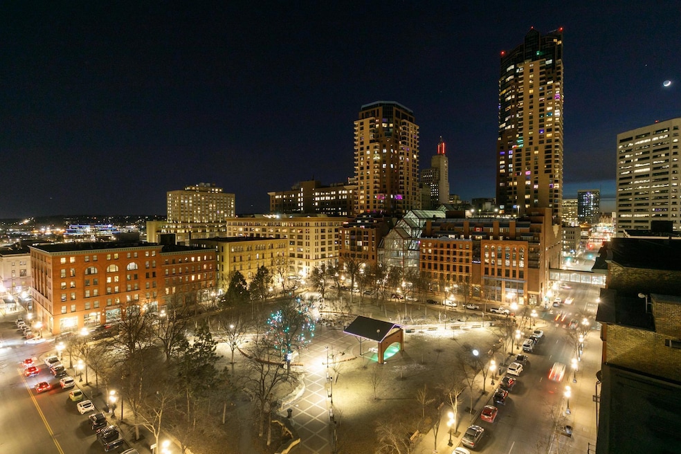 Enjoy the view of Mears Park, CSH Fields, and the beautiful skyline.