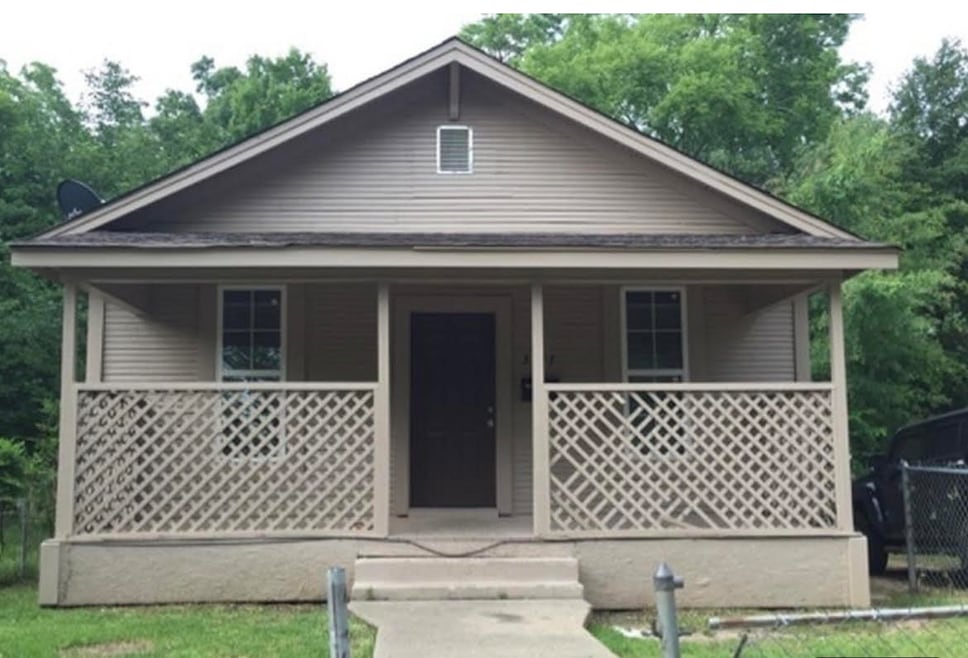 Bungalow-style home featuring covered porch