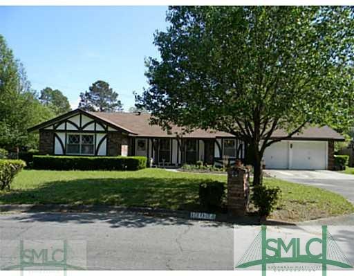 Exterior Front. Brick Home located on a circle