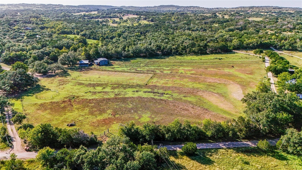 Overview of rural landscape with a heavily wooded