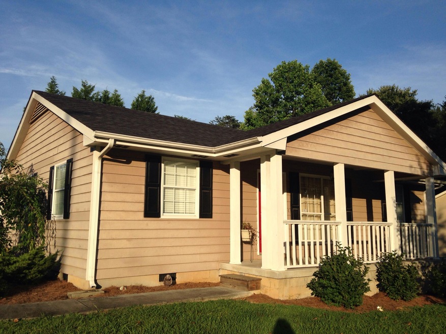 Situated on a corner lot.