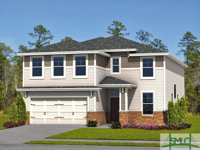 The Dayton plan - Elevation A - Artist Rendering