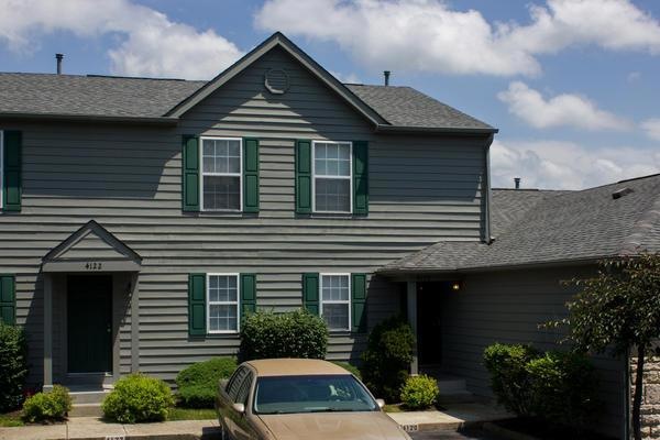 All the siding has been painted
