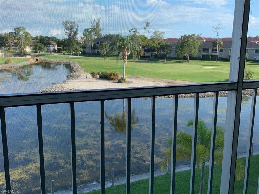 Spectacular southern view of golf course and lake.