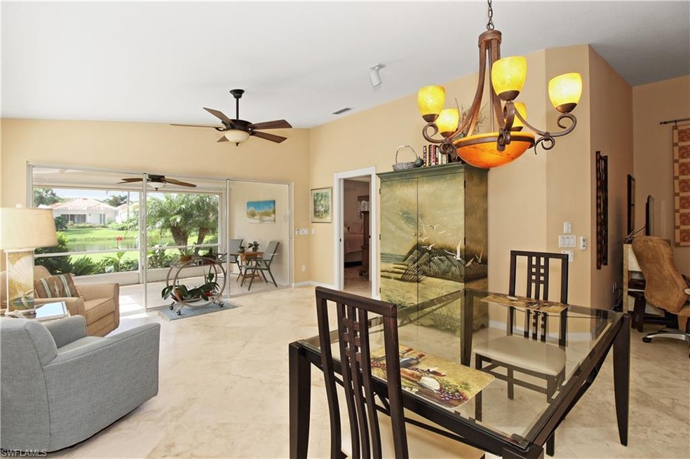 Dining Area with Open Den