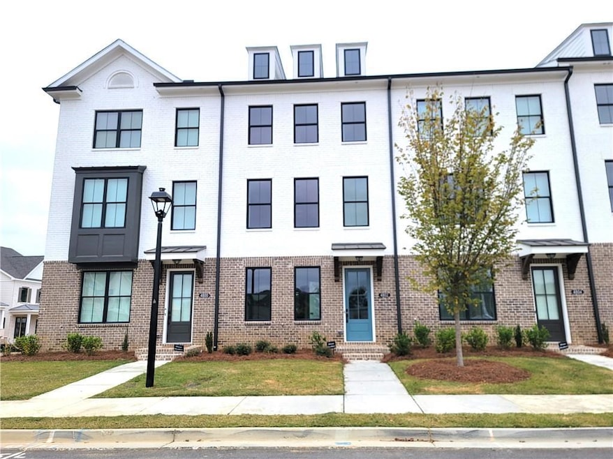 Multi unit property with a front lawn