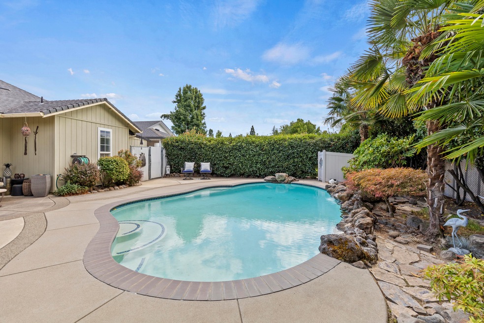 Backyard Solar Heated Pool