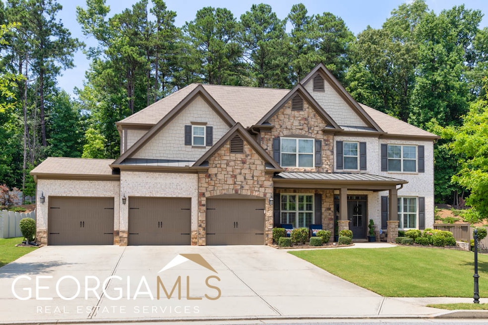 This well maintained craftsman home nestled in the