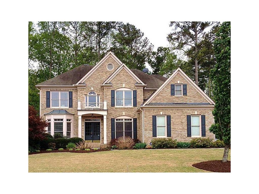 Exterior Front. Wonderful family home in Alpharett