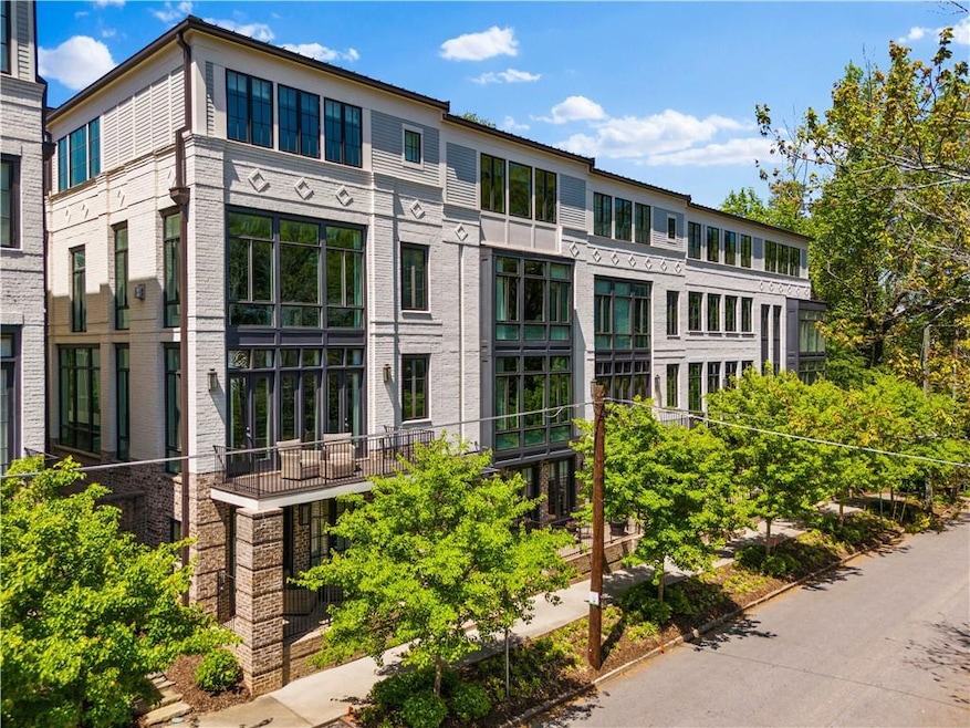 Row of Units front entrances