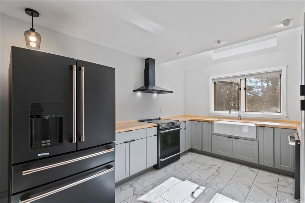 The remodeled kitchen with professional grade Cafe
