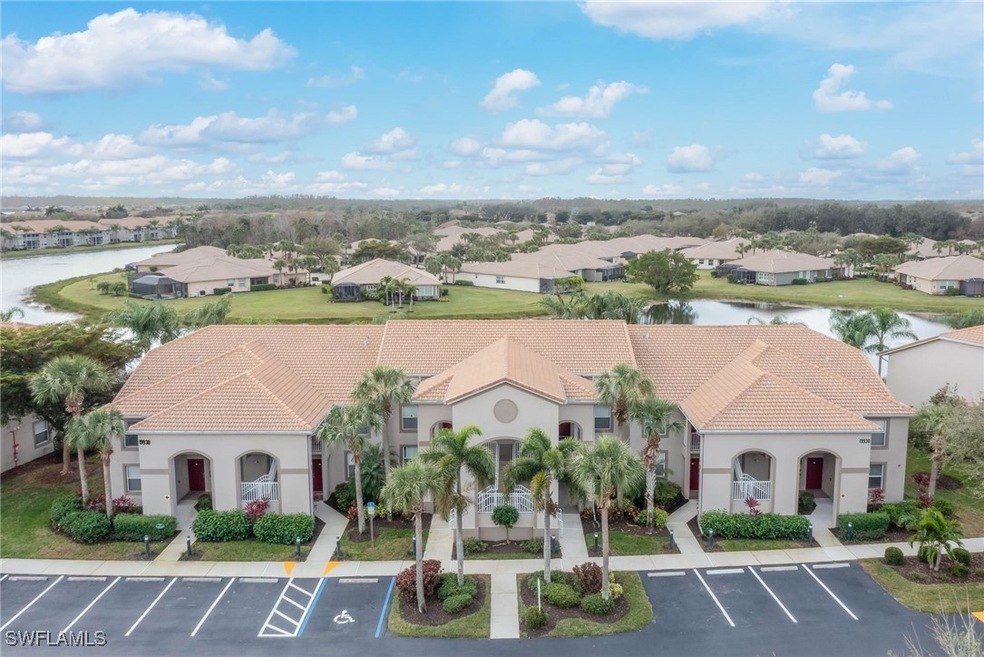 Aerial perspective of suburban area with a nearby