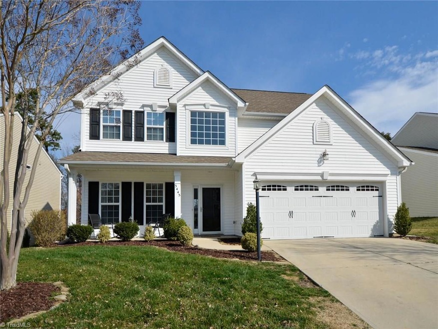 Welcoming entrance to this lovely home in Greensboro