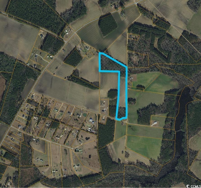 Map / location featuring property parcel outlined