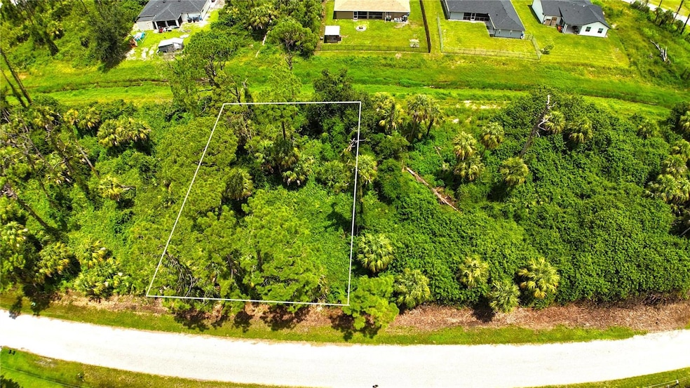 View of Lot 43 on Bartigon Ave, North Port, FL. 34286