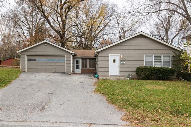 Two car attached garage.